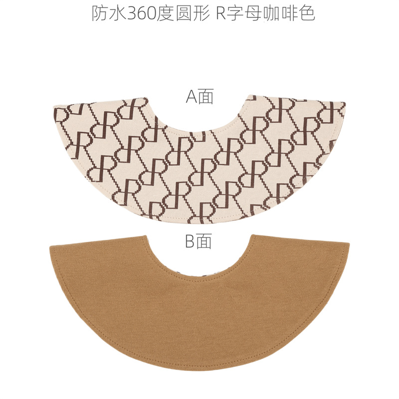 Ky 360 waterproof-r letter-coffee color