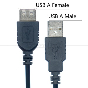 สายชาร์จข้อมูลแบบ1ม. 2ม. 3ม. 5ม. สาย2.0 USB ตัวผู้ไปยัง USB ตัวเมียสำหรับเมาส์แป้นพิมพ์คอมพิวเตอร์ - Product Image 3