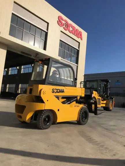 Van kamyon ve konteyner boşaltma için 3t mini yapı teleskopik forklift