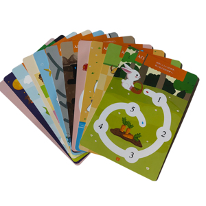Hot Selling Portable Reusable Memory Custom Educational Word Learning Kids Flash Cards Printed - Product Image 1