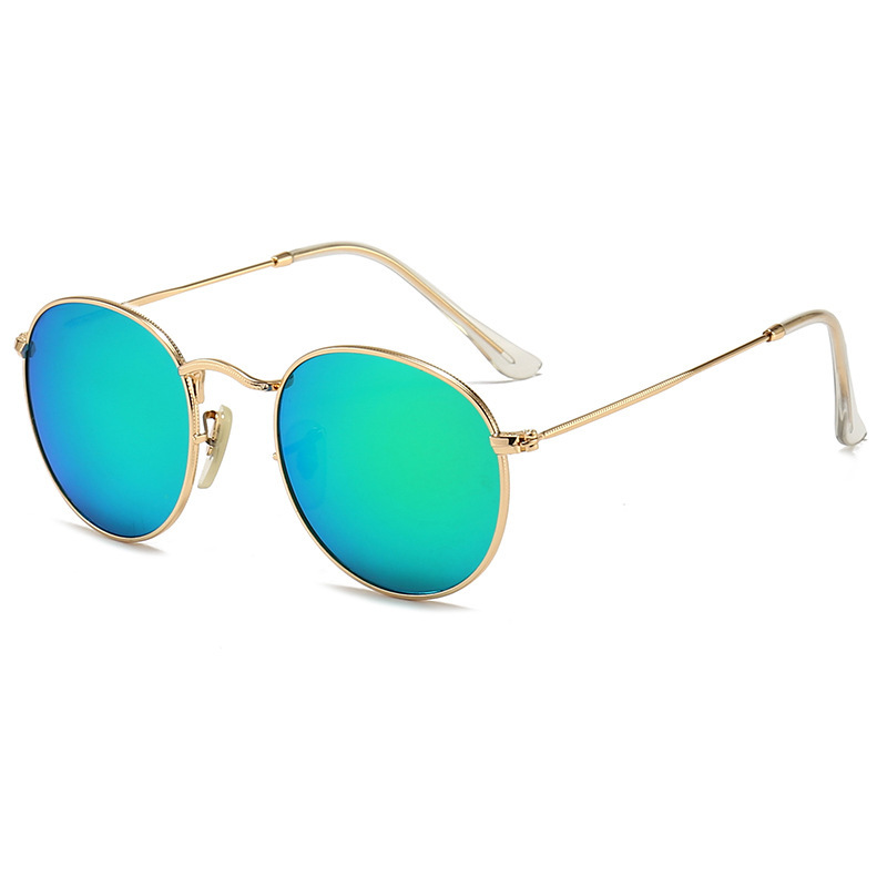 Gold frame green mercury