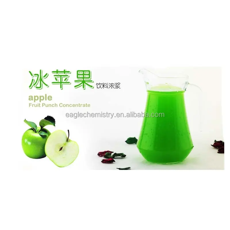 Taiwan Groene Appelsmaak Fruitsiroop Concentraat Leveranciers Voor Bubbelthee Ingrediënten