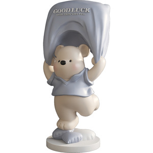 Custom Cartoon <strong>Bear</strong> Accessories Art Resin <strong>Bear</strong> Sculpture Ornaments Living Room TV Cabinet Wine Cabinet Home Accessories