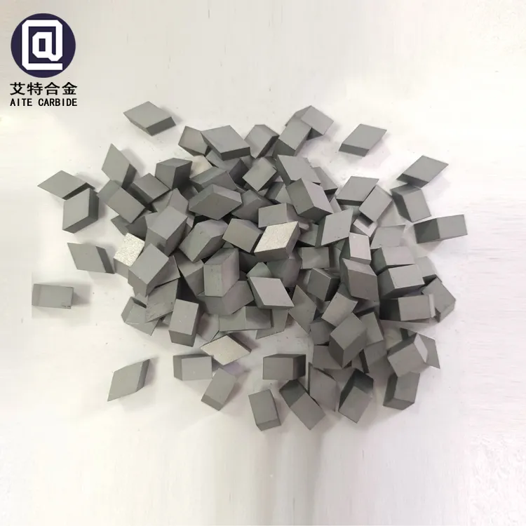 YG8 carbide sheet is used for welding wear-resistant carbide on refractory steel plates