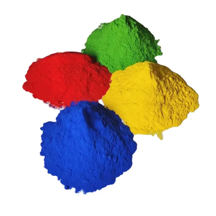 Ral Colors Pantone Colors Pintura de recubrimiento de polvo de plástico de poliéster epoxi electrostático