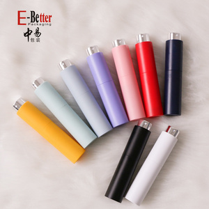 Luxury 5ml <strong>10ml</strong> 20ml 30ml Matte Black <strong>White</strong> Empty Refillable Atomizer Portable Mini Travel Spray Glass Perfume Bottle With <strong>Box</strong> - Product Image 2