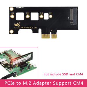 PCIe zu M.2 LED-Licht adapter mit Raspberry Pi Compute Module 4 (CM4) Unterstützung für elektronische NVME M.2 SSD-Module und Kits