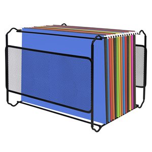 Niseven Bán buôn máy tính để bàn tổ chức A4 Kích thước tập tin treo thư mục văn phòng tập tin giá đen kim loại lưới giữ tập tin - Product Image 5