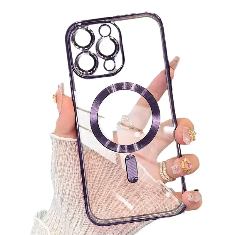 Coque de téléphone étanche antichoc en TPU transparent pour iPhone 11 12 13 14 15 Pro Max