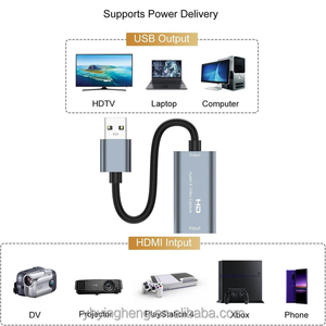 Tarjeta de captura de video HDTV a USB para transmisión, grabación y transmisión en vivo - Product Image 3