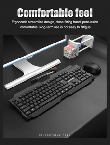 Fabrik Großhandel Günstige Tastatur und Maus Kombination mit Multimedia-Tasten Für PC Computer Desktop
