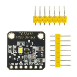 TCS34725 düşük güç IR engelleme filtresi RGB işık renk sensörü tanıma Diy kiti elektronik PCB kartı Arduino için programlanabilir
