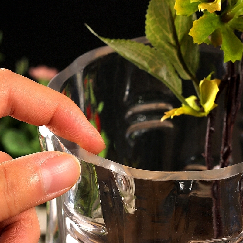 Factory Produced Wholesale Glass Flower Vase for Home Decor