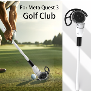FOR Meta <strong>Quest</strong> 3 VR Golf Handle - Shock-Proof Controller Protector for Enhanced Interactive Play - Product Image 3