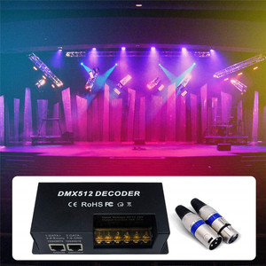 4 Channel DMX <strong>Decoder</strong> RGBW PWM <strong>DMX512</strong> Dimmer Driver RGBW <strong>LED</strong> Strip Light Controller Input 12V-24V DC - Product Image 4