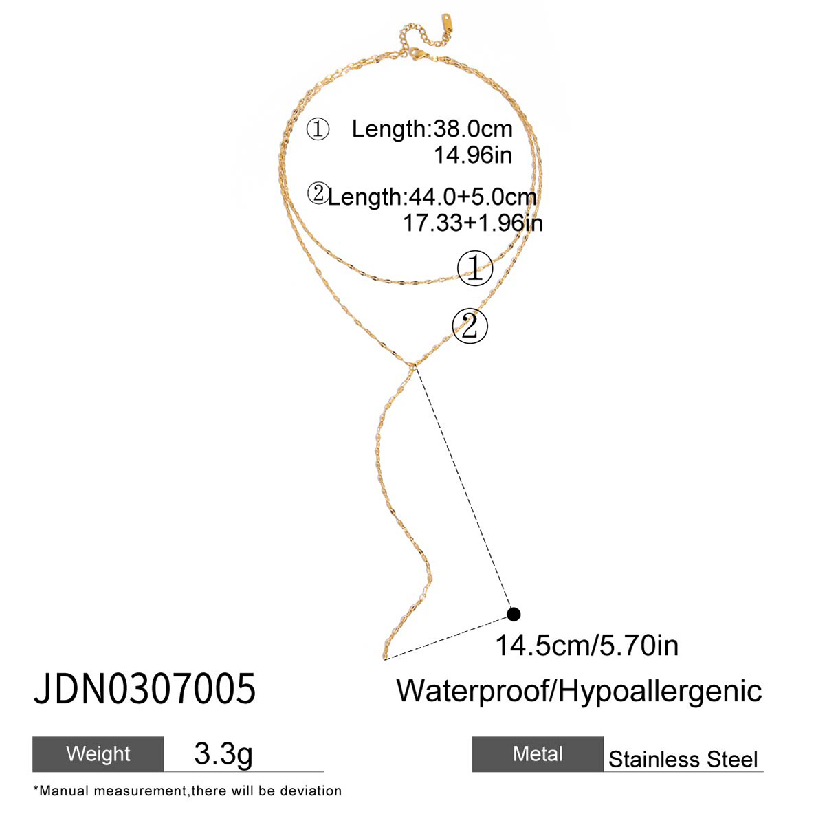 18k Gold JDN0307005