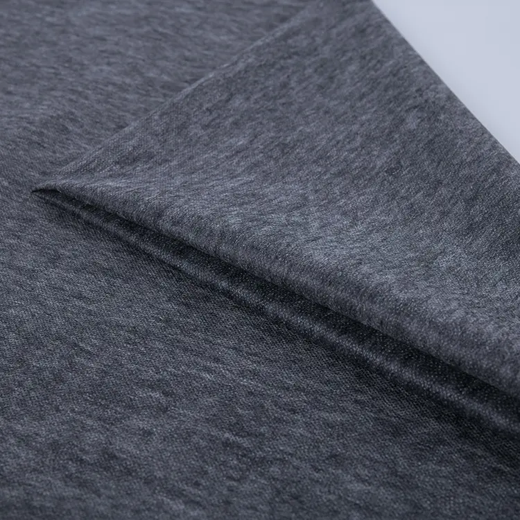 100% Poliester Mikro Dot Fusing Kain Interlining Bahan Jahit Fuse Roll Termal Bonded Inlining untuk Kaus