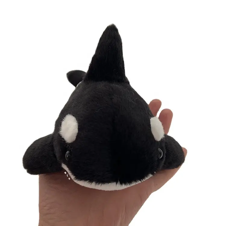 Yüksek kalite özel promosyon dolması hayvan oyuncaklar peluş karikatür Orca balina peluş oyuncak çocuklar için