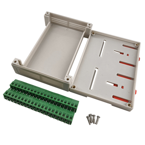 Vange PLC Din Rail Junction <strong>Box</strong> ABS Plastic Enclosure case Outlet Control <strong>Box</strong> Terminal Block for PCB 125*90*40mm - Product Image 5