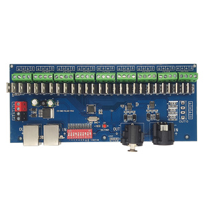 Контроллер светодиодной ленты 27 каналов 9 Группа DMX 512 RGB светодиодный Декодер контроллер