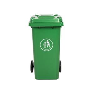 Cubo de basura con ruedas de plástico HDPE de 120L, 240L, 360L, cubo de basura para uso en exteriores - Product Image 2
