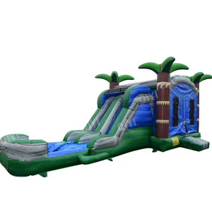 Tobogán de agua inflable grande de fabricante chino, tobogán de agua de 22 pies, deslizamiento de presión en un tobogán de agua - Product Image 4