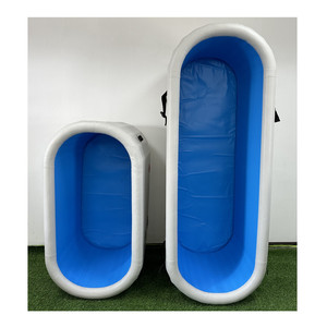 Drop Stitch Recovery Bathtub Inflatable Cold Plunge Ice Bath Tub System With Water <strong>Chiller</strong>