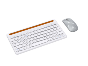 Teclas Teclado de computadora Teclado de membrana ergonómico Teclado inalámbrico silencioso y combinación de mouse para computadora portátil de escritorio PC - Product Image 2