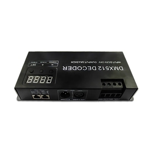 24-канальный RGB DMX 512 декодер с цифровым дисплеем 72A диммер, RJ45 dmx контроллер - Product Image 1