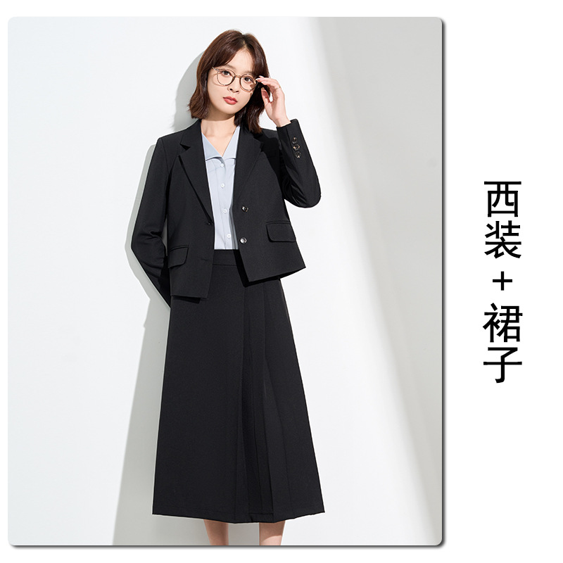 black suit dress