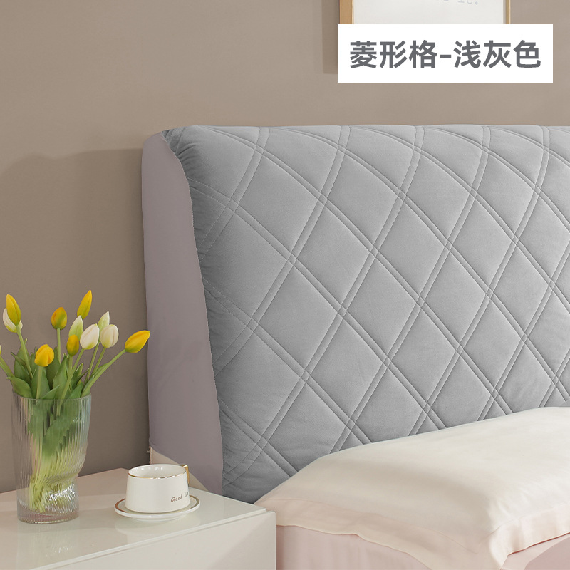 Light Gray Quilted Diamond Pattern