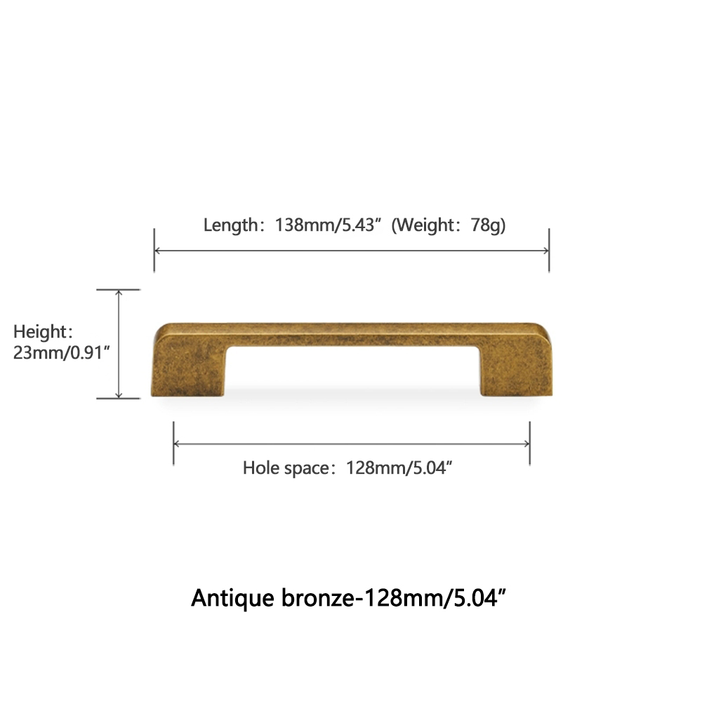 1516 Antique Brass-128mm/5" Hole Center