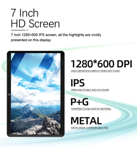 Android 11 P + G Quad Core Notebook Barato 7 pulgadas 2GB 32GB USB Duro Wifi Tablet PC Idino Metal Tablet Note Book 7 Alto rendimiento - Product Image 4