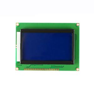 128x64 punti modulo LCD 5V schermo blu 12864 LCD con retroilluminazione porta parallela LCD12864 128X64 Lcd - Product Image 2