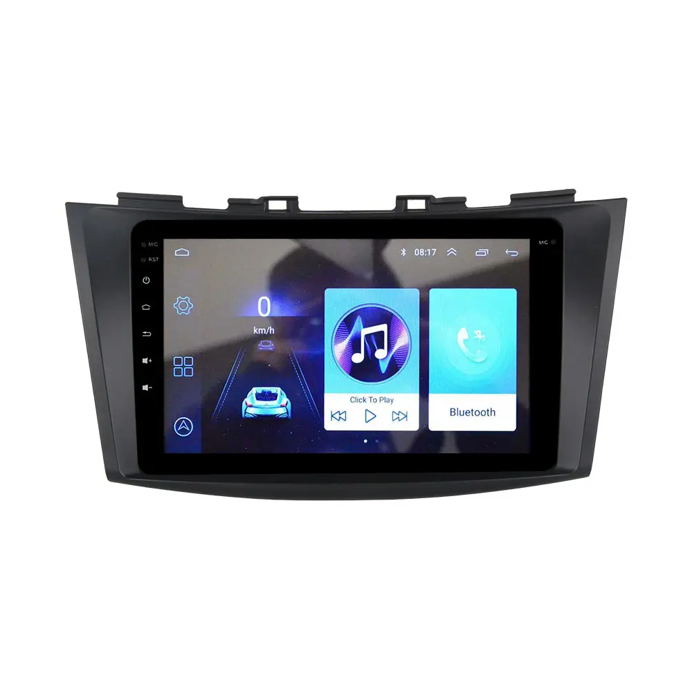 Layar Sentuh Android Dvd Radio Mobil Pemutar Multimedia Gps, Audio Video Gps Navigasi untuk Suzuki Swift 2011 2012 2013 14 15