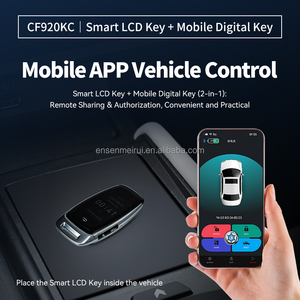 Remote Mobil Universal Smart <span class=keywords><strong>Keyless</strong></span> <span class=keywords><strong>Entry</strong></span> LCD Modifikasi Pengganti Kunci Mobil untuk Semua Tombol Start Stop Mesin - Product Image 2