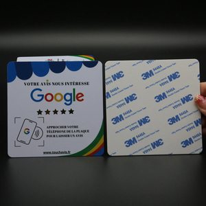 Sunlanrfid 13.56MHz CR80 Plastic Programmable <strong>QR</strong> <strong>Code</strong> <strong>Scan</strong> NFC NTAG 213 NTAG 215 NTAG 216 PVC NFC google Review Card - Product Image 5