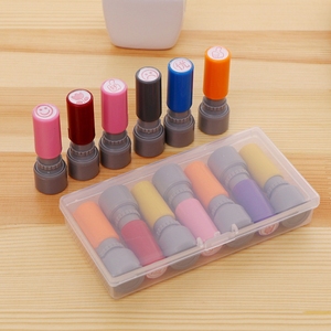 แสตมป์หมึกพิมพ์โลโก้น่ารักทรงกลมกันน้ำ - Product Image 4