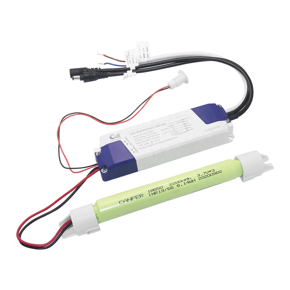 Externe 11.1V Lithium Batterij Vol Vermogen 5-60 W Schakelende Voeding Emergency Driver Half Power