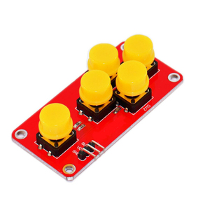 La tastiera pubblicitaria simula la scheda di espansione del sensore del pulsante analogico del modulo a cinque tasti - Product Image 1