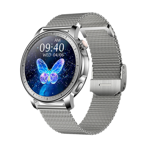 女性の女の子のための高品質のVレディースブレスレットSmartWatchコールリマインダーAMOLEDタッチスクリーンスマートウォッチ - Product Image 6