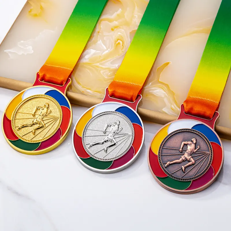 OEM personalizado maratón medallas danza 3D deportes ciclismo oro Metal Taekwondo medalla fútbol Judo Jiu Jitsu esmalte Karate medallas