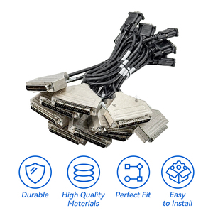Werkseitig kunden spezifisches Kabel DB37 zu D-Sub 9-poliges Adapter-Verlängerung programmier kabel - Product Image 4