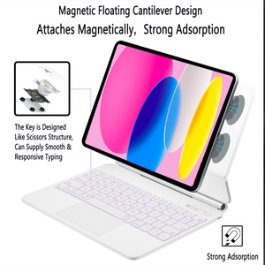 Floating <strong>Keyboard</strong> <strong>Custom</strong> Language Wireless Backlit TrackPad for iPad 10th Generation 10.9 A2696 A2757 A2777 Magic <strong>Keyboard</strong> - Product Image 2