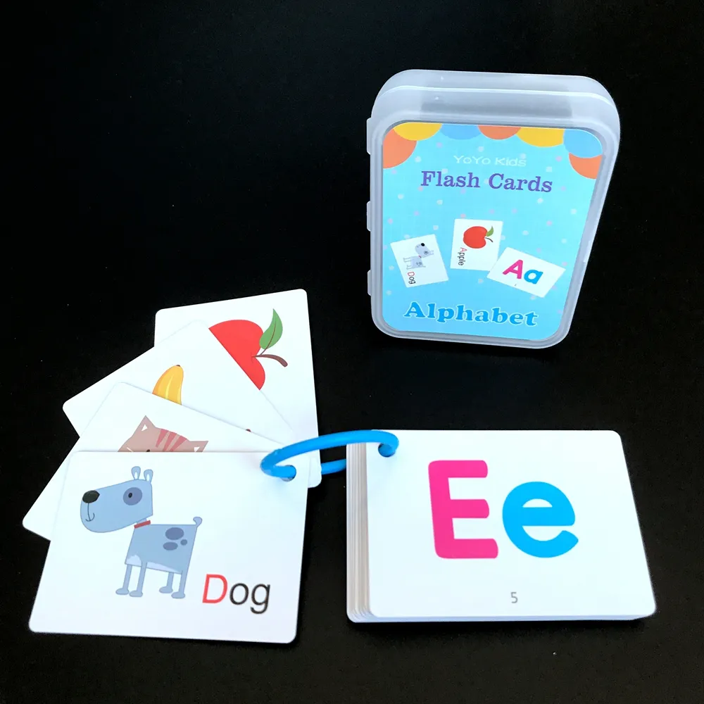 Tarjetas de aprendizaje Montessori en inglés para niños, tarjetas Flash de Color, juegos de memoria, juguetes educativos para niños, Flashcards