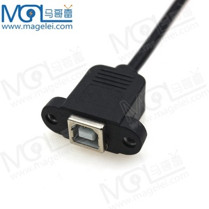 <strong>Traditional</strong> USB2.0 BM to BF with Ear and Fixed Screw Print Extension <strong>Cable</strong> USB Extend <strong>Cable</strong> - Product Image 5