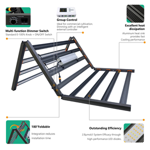 1000W-1200W-1500W フルスペクトル <span class=keywords><strong>COB</strong></span> <span class=keywords><strong>LED</strong></span> グローライト ブルーム 120-277V アルミボディ IP65 非絶縁ドライバーとPCカバー付き - Product Image 4
