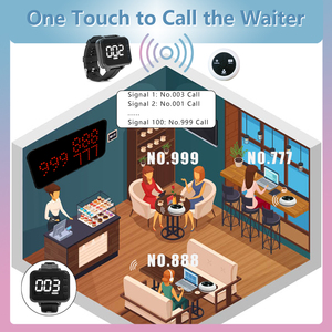 Nhà hàng Waiter Watch Máy nhắn tin hệ thống nhà hàng Maid-Call-buzzer-<span class=keywords><strong>System</strong></span>-Wireless-Maid nhà hàng Waiter Call Watch - Product Image 6
