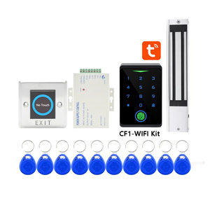 RFID-Tastatur-Zugangskontroll-Kit mit ID-Schlüssel anhänger 280kg Magnets chloss Push-No-Touch-Ausgangs taste DC12V-Netzteil Tuya Optional - Product Image 4