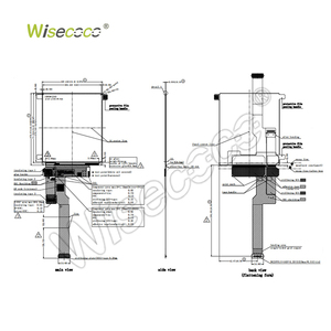 Wisecoco3.92インチOledディスプレイ1080*1240RM692C9ドライブIC630cd/m2MIPIインターフェースディスプレイモジュールLcd - Product Image 5
